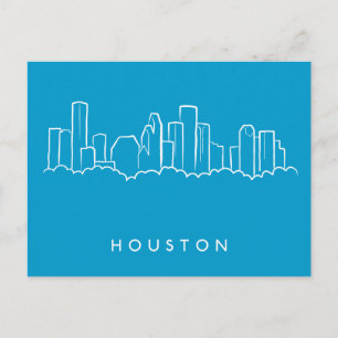 Houston Skyline Postcard