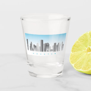 Houston Skyline Shot Glass