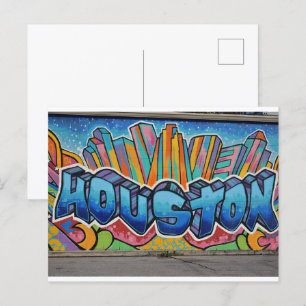Houston Street Art Postcard