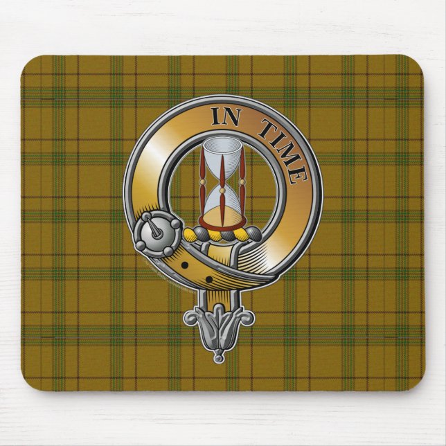 Houston Tartan & Badge Mouse Mat (Front)