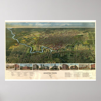 Houston, Texas ... 1891 Poster