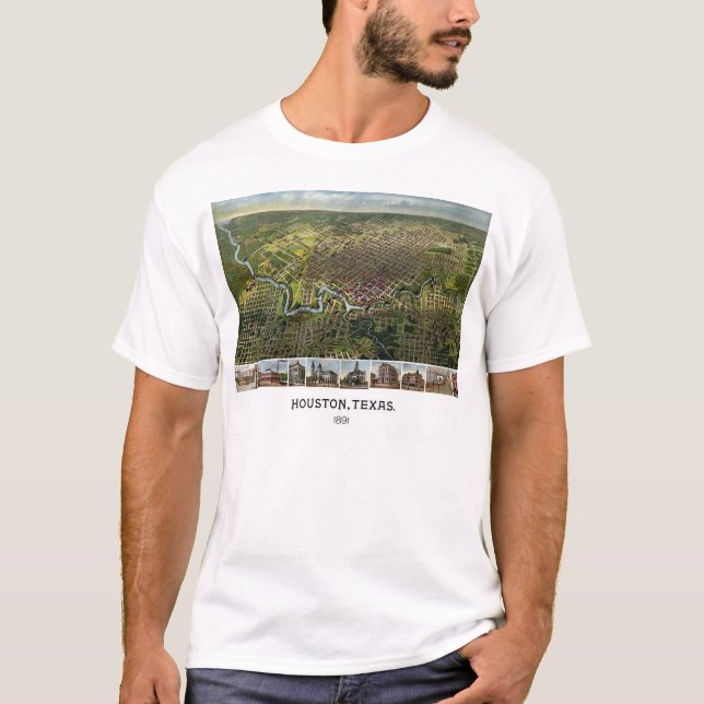 Houston, Texas - 1891 T-Shirt (Front)