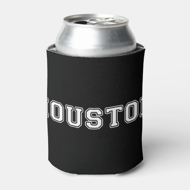 Houston Texas Can Cooler (Can Front)