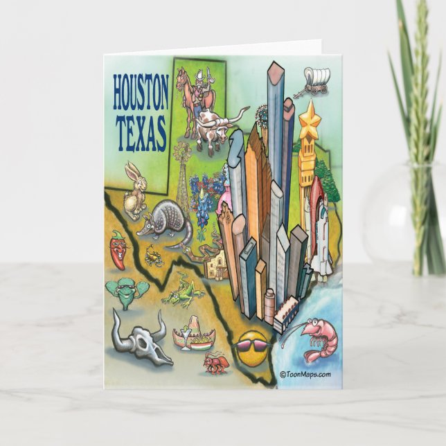 Houston Texas Card (Front)