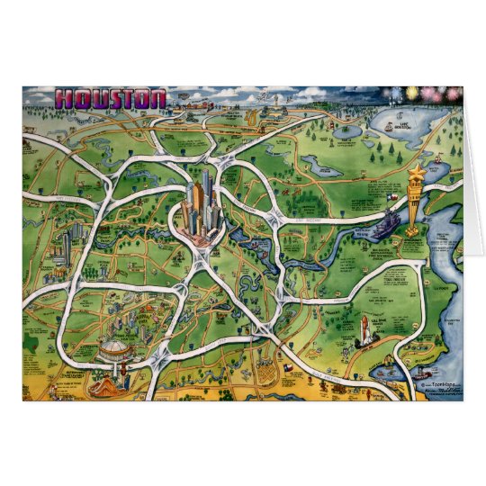 Houston Texas Card