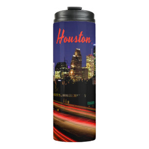Houston Texas City Skyline Thermal Tumbler