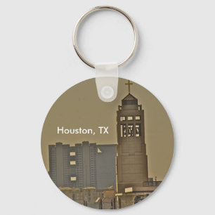 Houston Texas customizable keychain