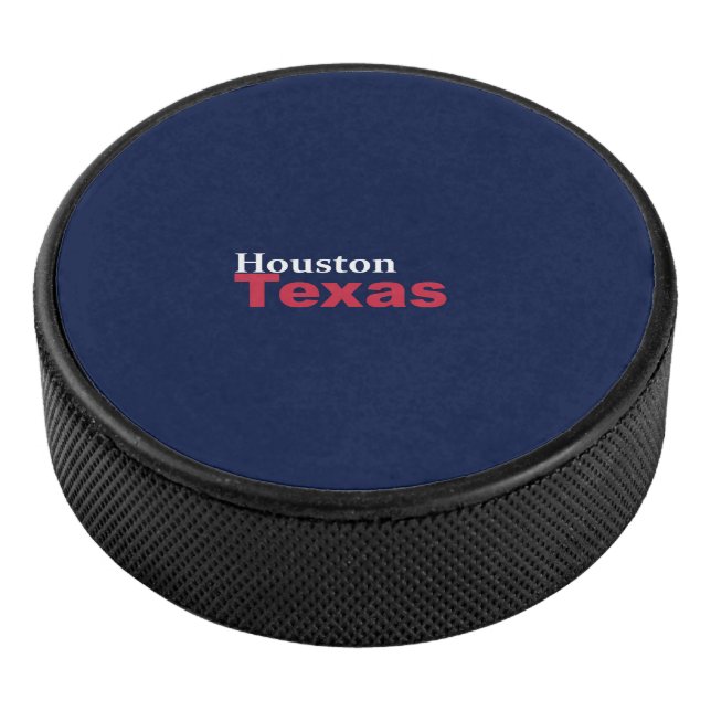 Houston, Texas Hockey Puck (3/4)