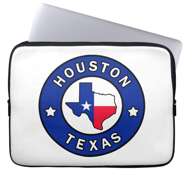 Houston Texas Laptop Sleeve (Front)