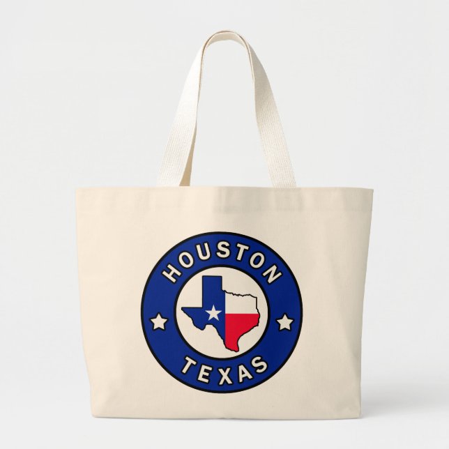 Houston Texas Large Tote Bag (Front)