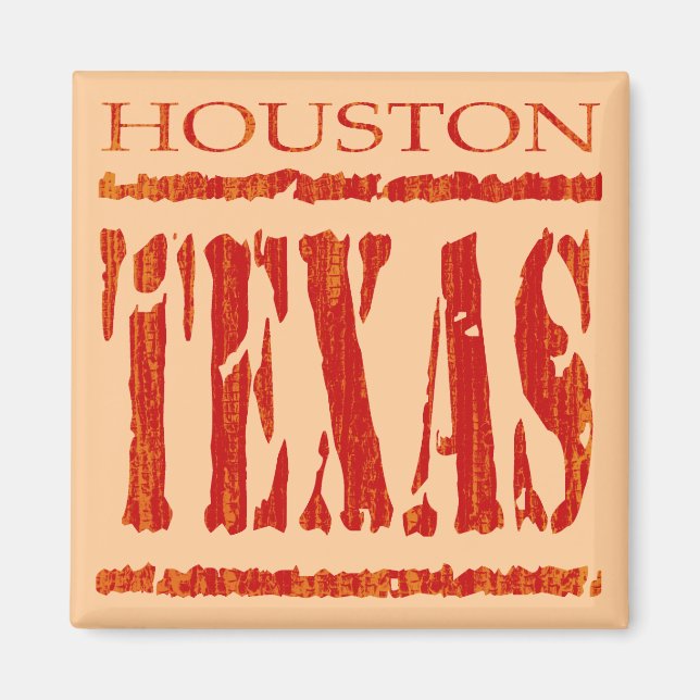 HOUSTON, TEXAS MAGNET (Front)