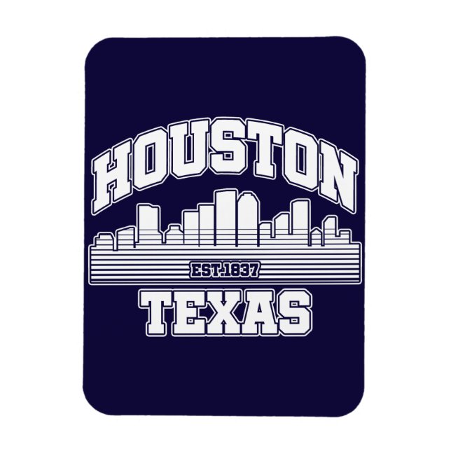 Houston,Texas Magnet (Vertical)