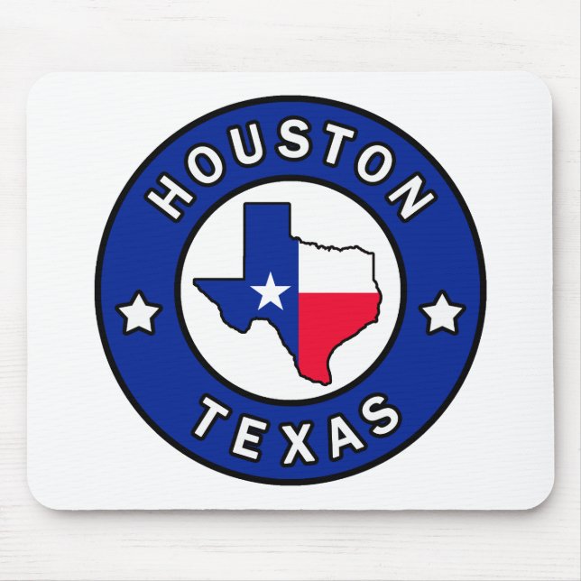 Houston Texas Mouse Mat (Front)