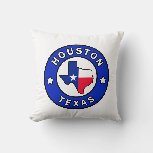 Houston Texas pillow (Front)