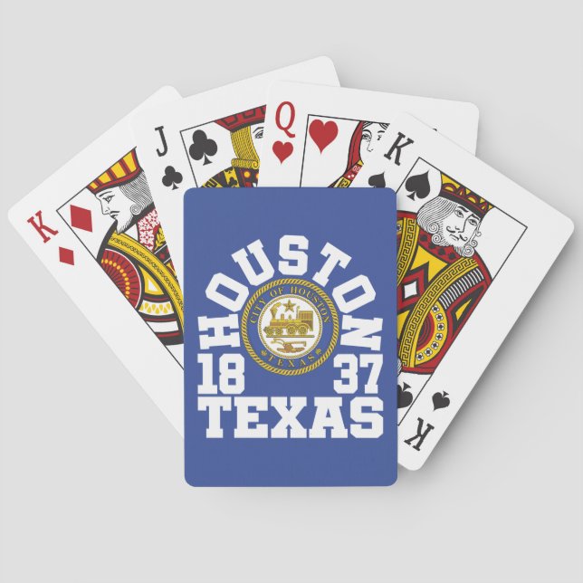 Houston,Texas Playing Cards (Back)