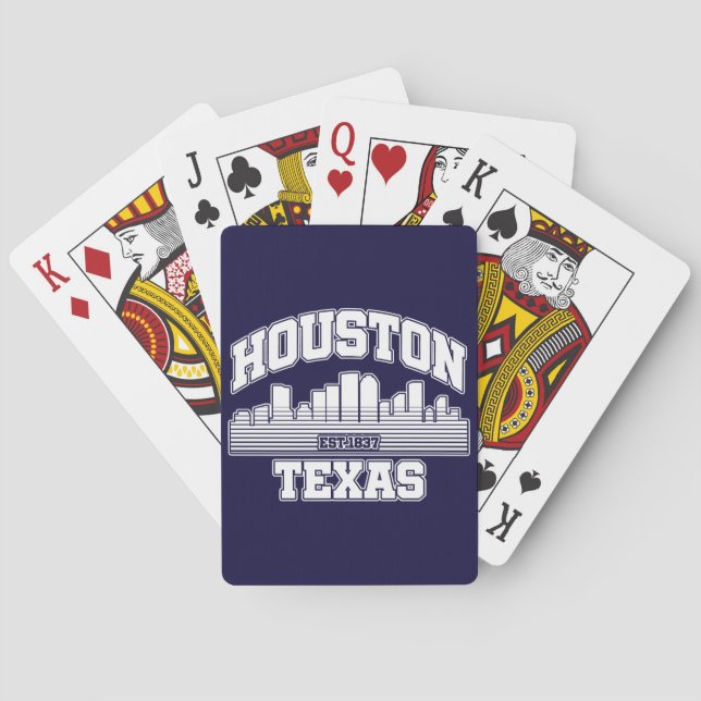 Houston,Texas Playing Cards (Back)