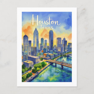 Houston Texas Postcard