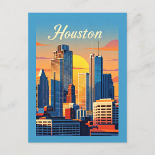 Houston Texas Postcard