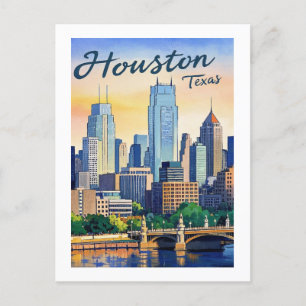 Houston Texas Postcard