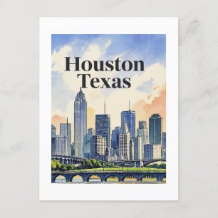 Houston Texas Postcard