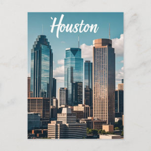 Houston Texas Postcard