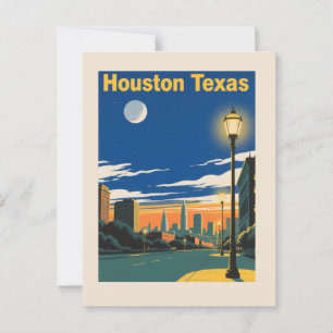 Houston Texas  Postcard