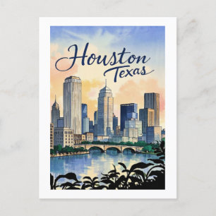 Houston Texas Postcard