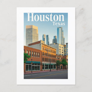 Houston Texas Postcard