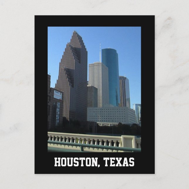 Houston Texas Postcard (Front)
