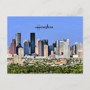 Houston, Texas scenic cityscape photo Postcard