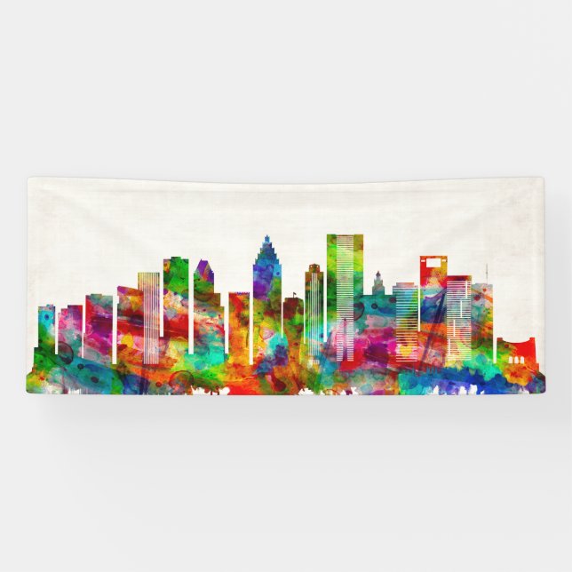 Houston Texas Skyline Banner (Horizontal)
