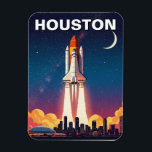 Houston Texas Skyline Cityscape fall Magnet<br><div class="desc">Houston, a vibrant city in southeastern Texas, is a melting pot of cultures, a hub of innovation, and a testament to the spirit of the American South. Known as "Space City, " Houston is home to NASA's Johnson Space Centre, a landmark that has played a pivotal role in space exploration....</div>