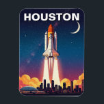 Houston Texas Skyline Cityscape fall Magnet<br><div class="desc">Houston, a vibrant city in southeastern Texas, is a melting pot of cultures, a hub of innovation, and a testament to the spirit of the American South. Known as "Space City, " Houston is home to NASA's Johnson Space Centre, a landmark that has played a pivotal role in space exploration....</div>