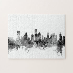Houston Texas Skyline Jigsaw Puzzle