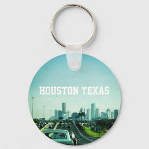Houston Texas Skyline (Keychain) Key Ring