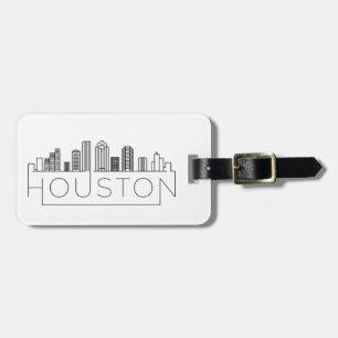 Houston, Texas Skyline Luggage Tag