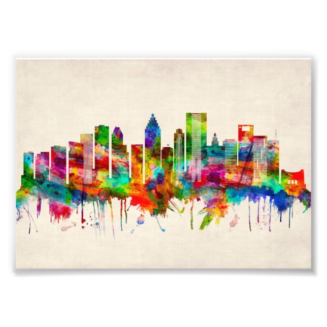 Houston Texas Skyline Photo Print (Front)