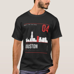 Houston Texas Skyline ShiftTape Vol 04 T-Shirt