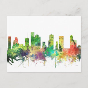 HOUSTON TEXAS SKYLINE SP - POSTCARD
