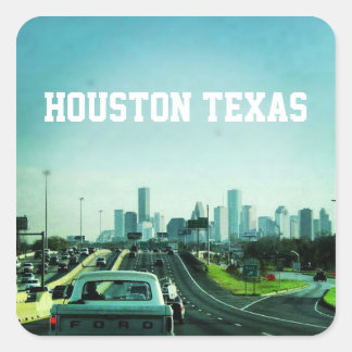 Houston Texas Skyline (Sticker) Square Sticker
