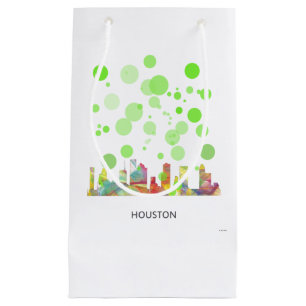 HOUSTON TEXAS SKYLINE WB1 - SMALL GIFT BAG