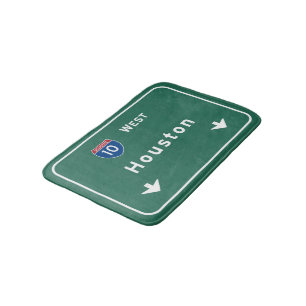 Houston Texas tx Interstate Highway Freeway Road : Bath Mat