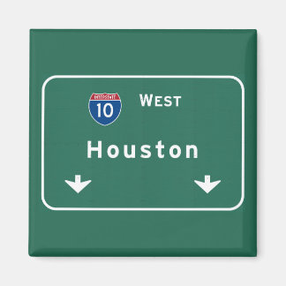 Houston Texas tx Interstate Highway Freeway Road : Magnet