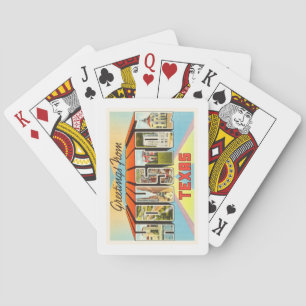 Houston Texas TX Old Vintage Travel Souvenir Playing Cards
