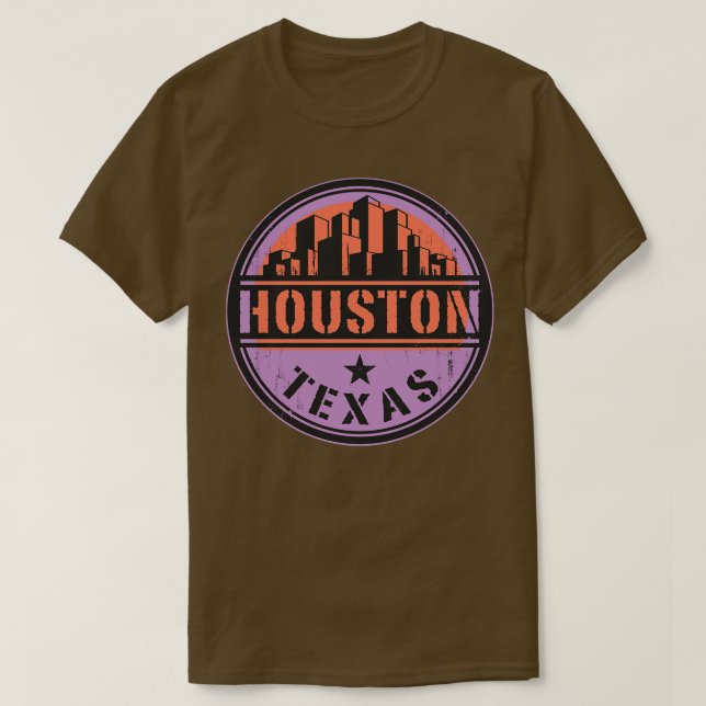 Houston Texas urban T-Shirt (Design Front)