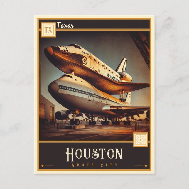 Houston, Texas | Vintage Postcard (Front)