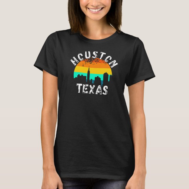 Houston Texas  Vintage Souvenirs  1 T-Shirt (Front)