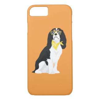 Houston The Tri-Colour Cavalier Spaniel Dog iPhone 8/7 Case