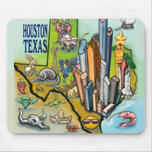 Houston TX Mouse Mat