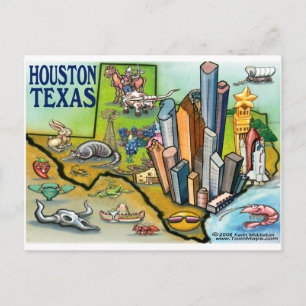 Houston TX Postcard